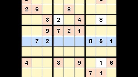 How to Solve Los Angeles Times Sudoku Expert June 22, 2021