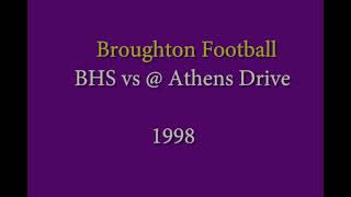 1998 BHS Football  vs. Athens Drive