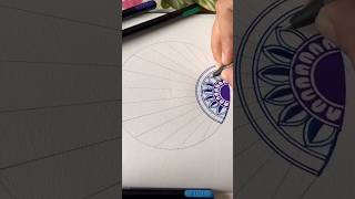 Colourful Mandala Tutorial With Pentonic Gel Pens