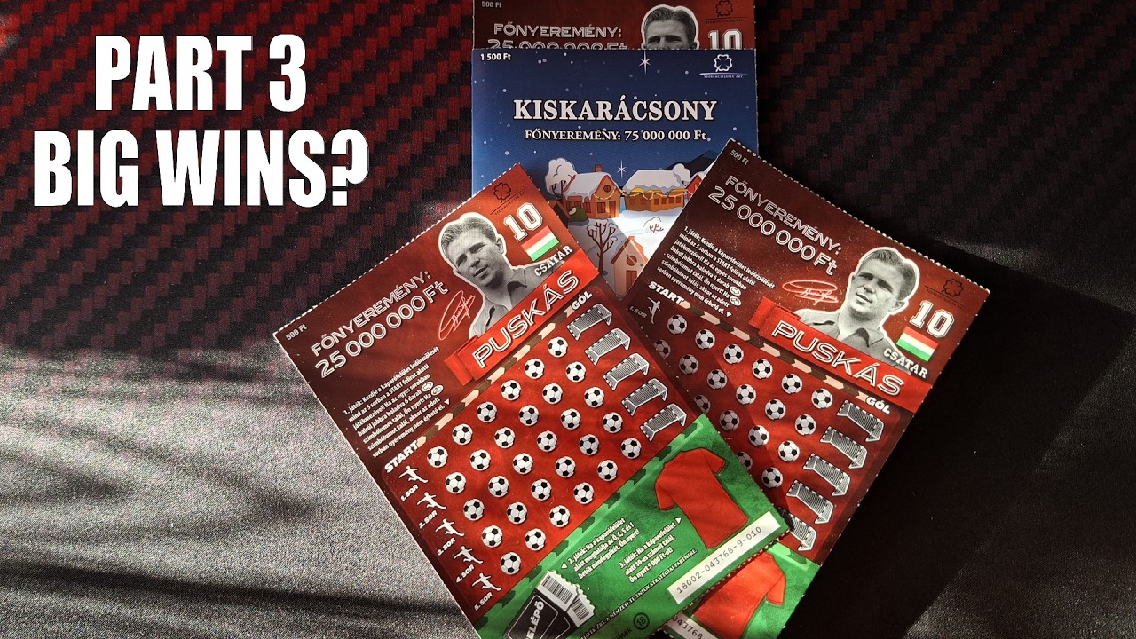 Я выиграл эти билеты, и выиграл..... Часть 3 - Венгерские лотерейные билеты № 2026