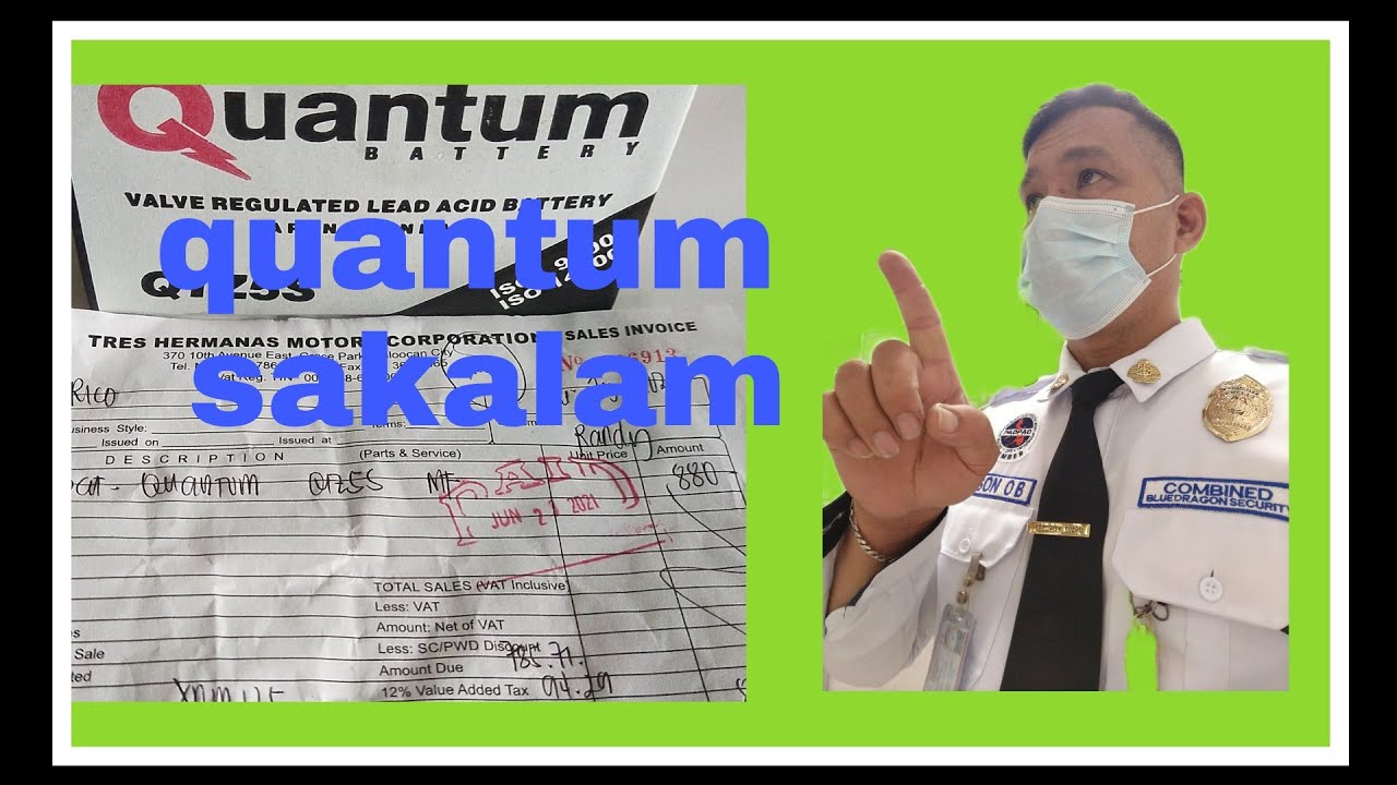 MY NEW MOTORCYCLE BATTERY QUANTUM SAKALAM