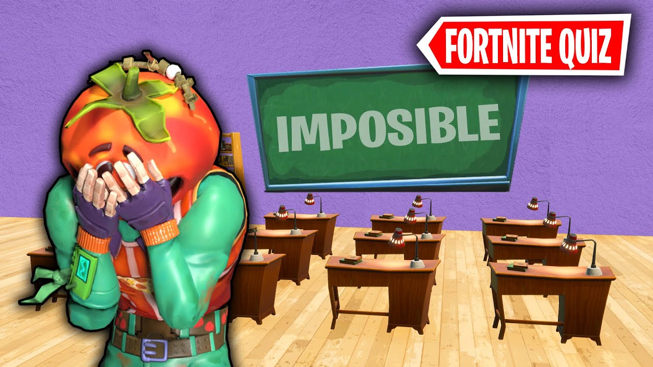 Troll Quiz Fortnite Examen Imposible Nuevo Modo De Juego En Fortnite Minijuegos Battle Royale Youtube