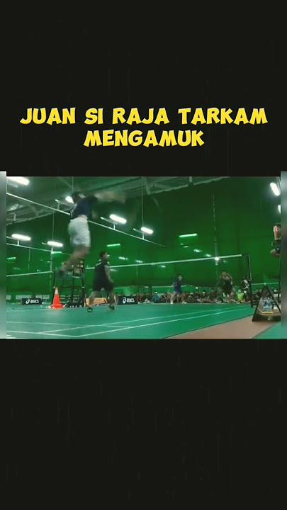Juan Si Raja Tarkam, Kecepatannya Seperti KEVIN SANJAYA #badminton #rajatarkam #juan #bwf #shorts