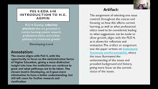 POS and Artifact Analysis