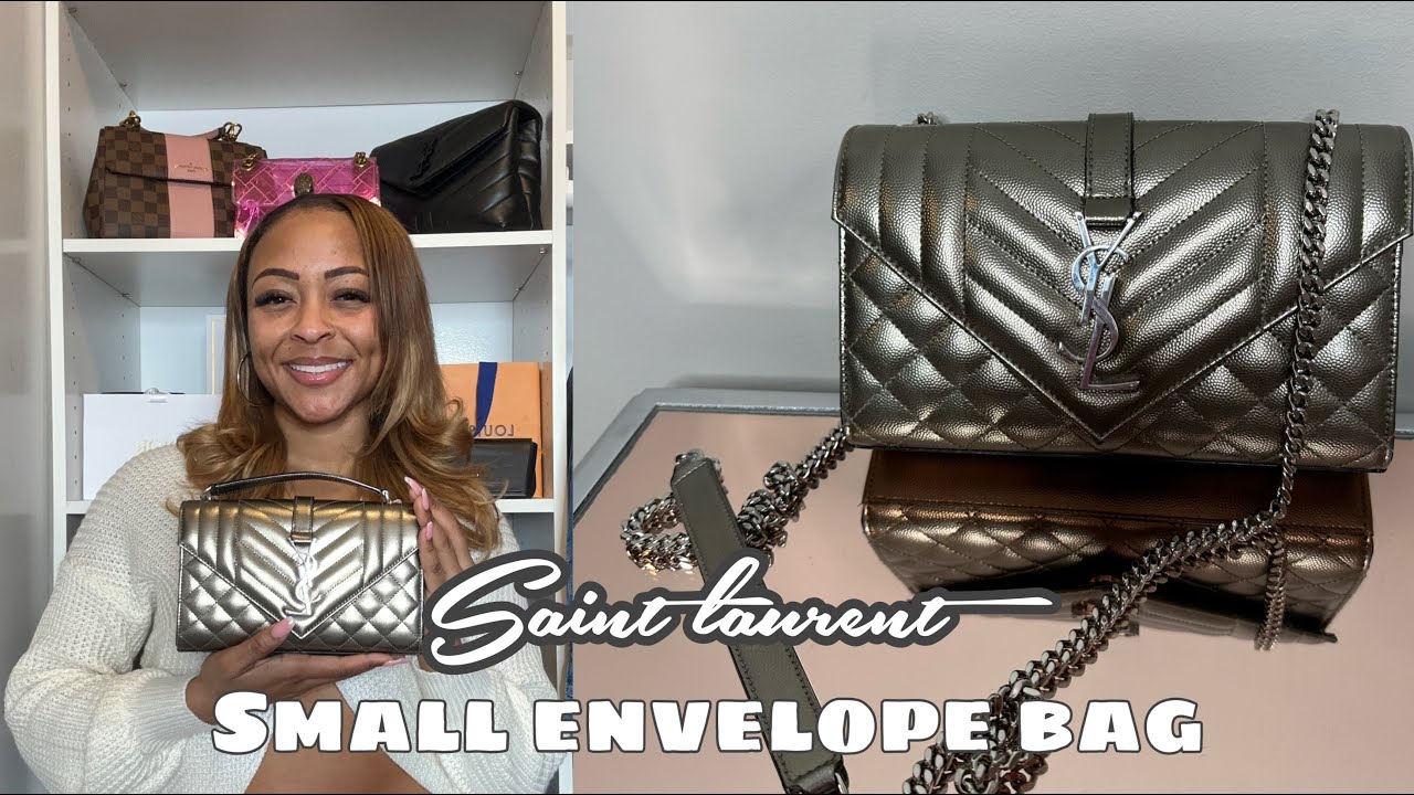 Saint Laurent Envelope Bag  Unboxing & Comparison 