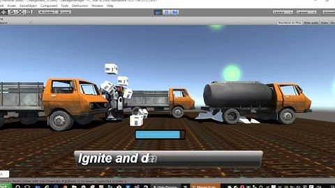 Unity3D Damage Manager Demos Video 01