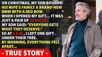 My Son Gave His Wife’s Family a BMW. I Only Received $2 at Christmas Dinner—So I Vanished at 4 A.M…