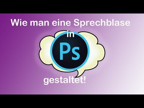 Sprechblase gestalten in Photoshop CC!