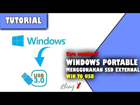 CARA MEMBUAT WINDOWS PORTABLE MENGGUNAKAN SSD EXTERNAL | WIN TO USB