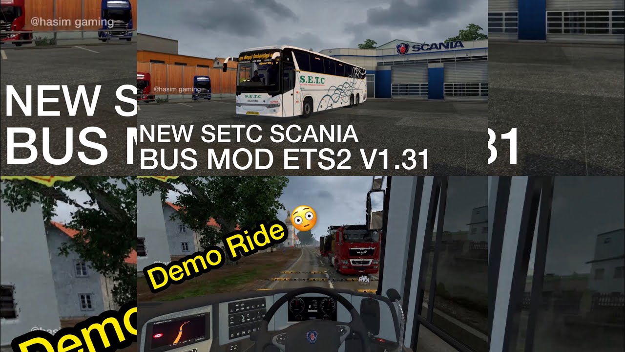 NEW SETC SCANIA DEMO RIDE ETS 2 V1.31 #hasimgaming #setc - YouTube