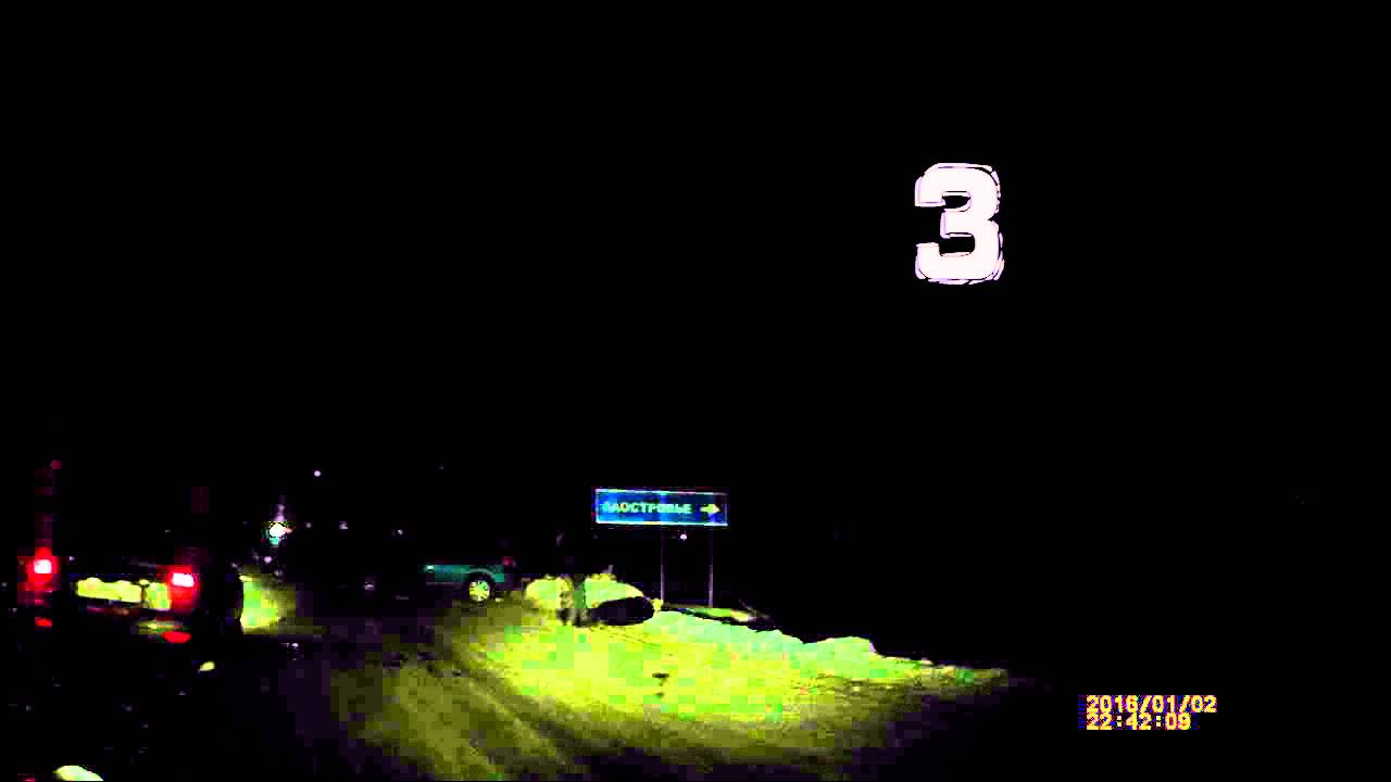 Трасса Архангельск-Северодвинск / Авария 3 - YouTube