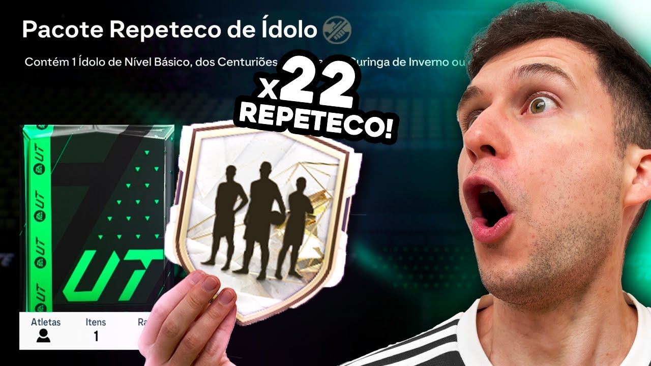 x22 ICON REPETECO E TIRAMOS UM DOS MELHORES BRASILEIROS DO JOGO 🤑🤑 EA FC 24 ULTIMATE TEAM