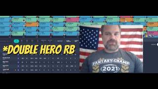Best Ball Summer Slow Draftin': Double Hero RB Strategy