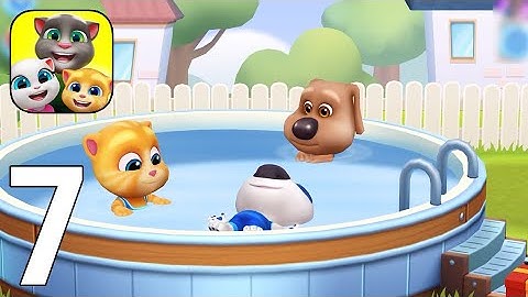 My Talking Tom Friends Gameplay Walkthrough Part 7 - Leisure Pool [iOS/Android Games]