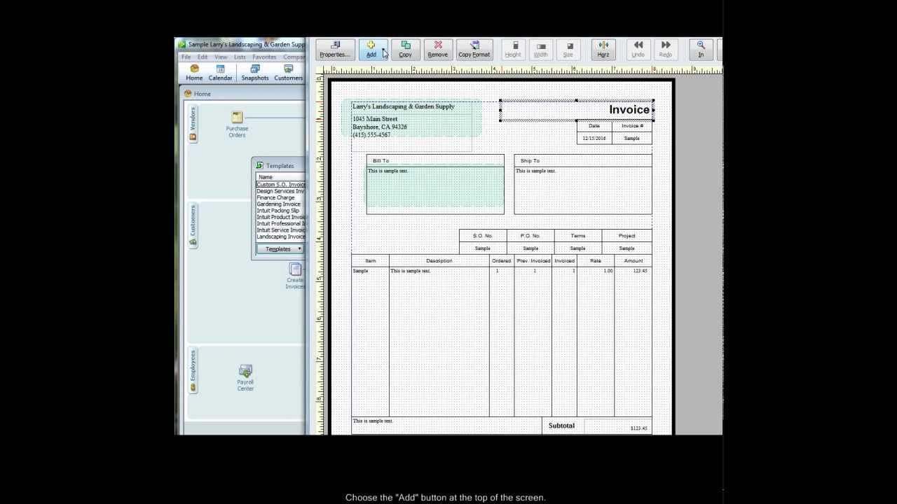 How to Add Custom Fields to QuickBooks Invoice Templates Within How To Edit Quickbooks Invoice Template