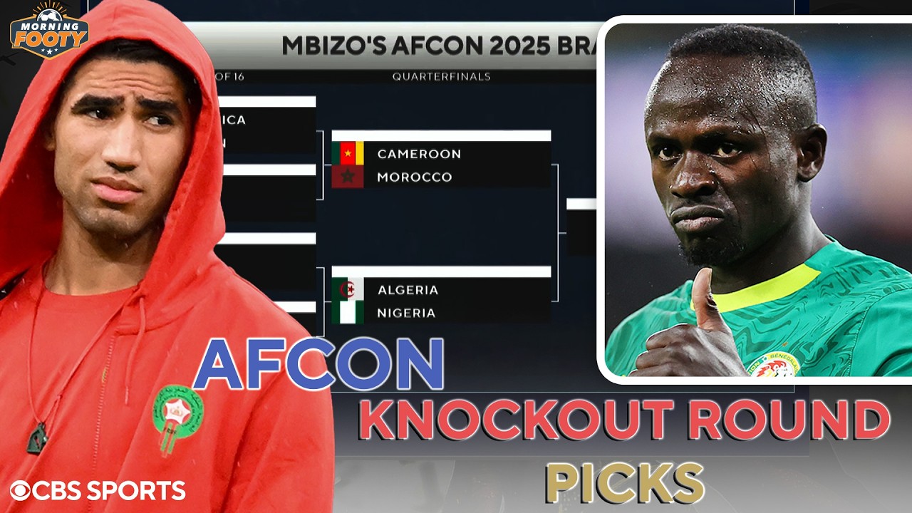 AFCON 2025 KNOCKOUT ROUND BRACKET & PREDICTIONS: Morocco vs. Senegal Final? 🤔 | Morning Footy