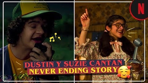 Dustin y Suzie cantan "Never Ending Story" [Clip] | Stranger Things | Netflix