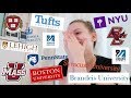 i applied to 18 schools... here's what happened // College Decision Reactions 2019