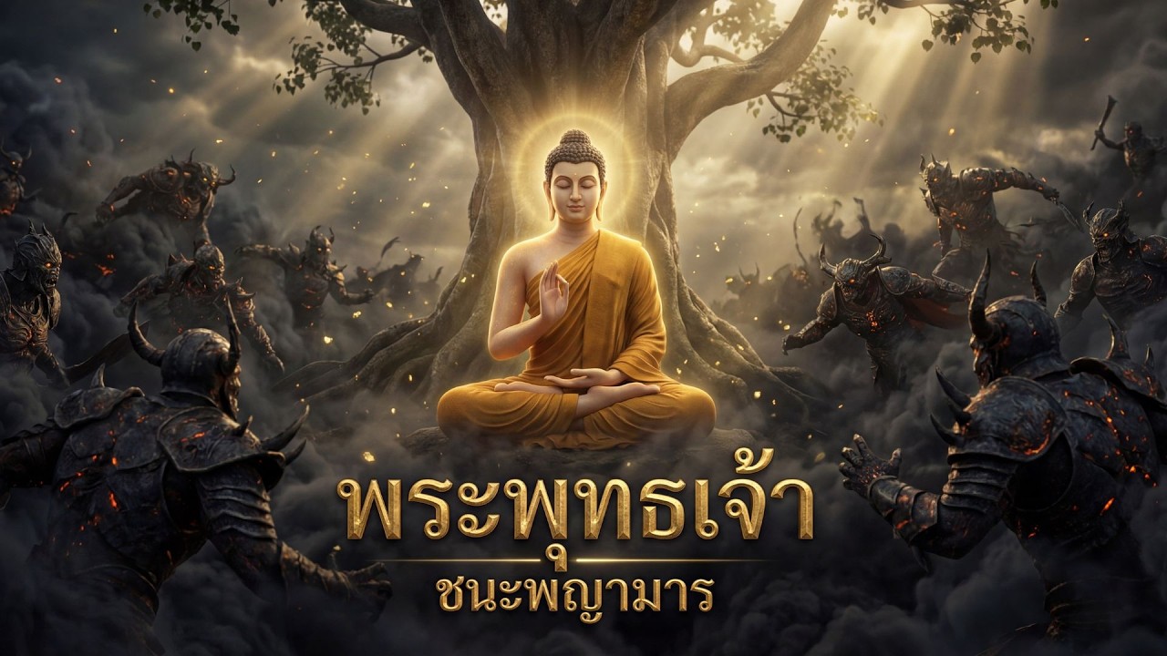 พระพุทธเจ้าปราบพญามาร จอมปีศาจยังต้องสยบแถบเท้า! l #พุทธประวัติ