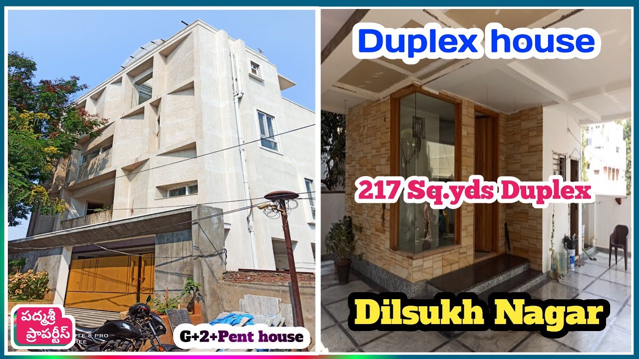 Duplex house 217 Sq.yds Duplex House for sale in Hyderabad Dilsukh