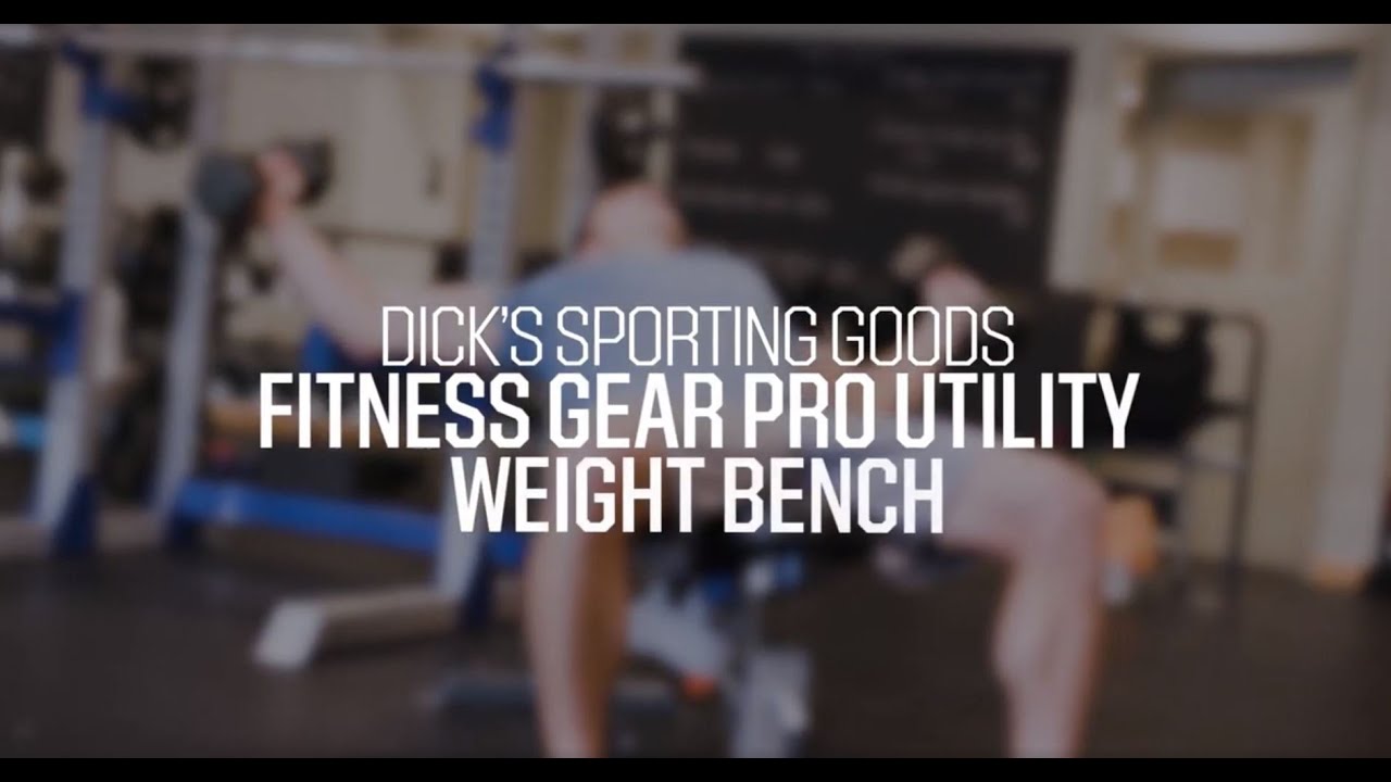 Fitness Gear Pro Utility Weight Bench Free Curbside Pick Up At Dicks