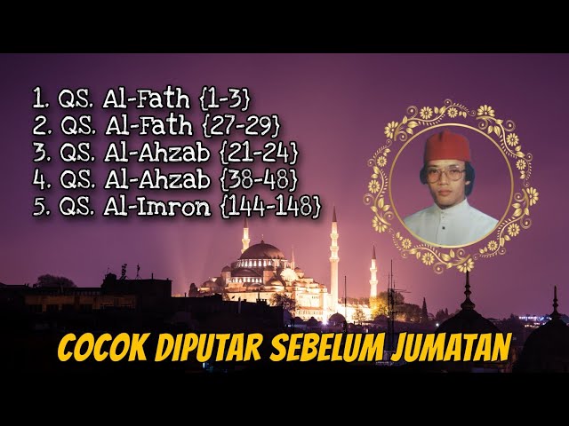 Tilawah/Qiroah Al Quran Cocok Sebelum Adzan Jum'atan  - Qori H Muammar ZA class=