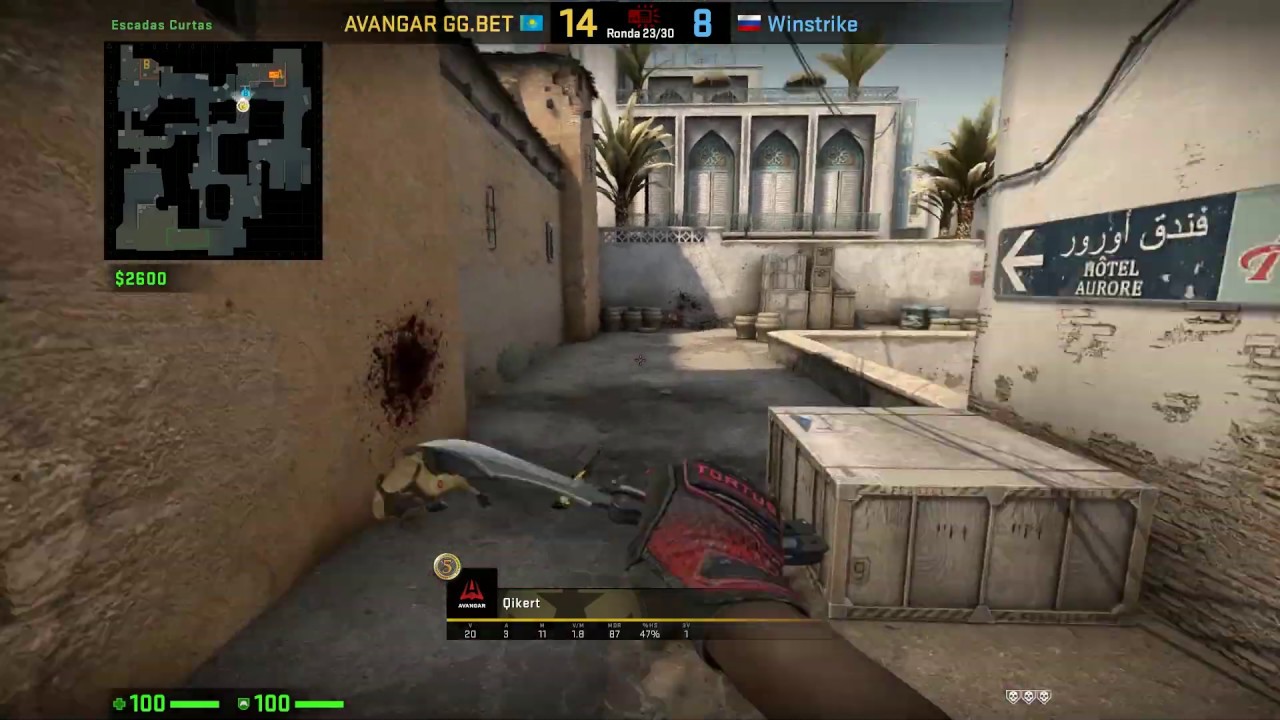 qikert   1vs2 clutch T   post plant situation to set AVANGAR on map point