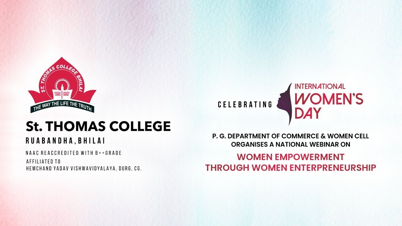 NATIONAL WEBINAR ON “WOMEN EMPOWERMENT THROUGH WOMEN ENTERPRENEURSHIP ...