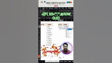 The SECRET To AUTO Fill SERIAL NUMBER in Excel #ExcelTrick