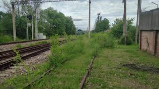 2ТЭ10М-2606 с грузовым на станции Тирасполь / 2TE10M-2606 with cargo at Tiraspol station