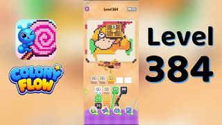 Colony Flow Level 384 Walkthrough | Full Gameplay | Solutionguruji