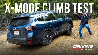 Subaru XMode Offroad Climb Test   Outback Onyx XT