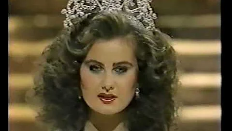 Miss Canada 1983 - Karen Baldwin, final walk, Crow...