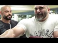Intense back workout with ifbb pro ibrahim al hashmi  welcome to the grind