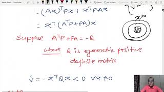 EE-565: Lecture-27 (Nonlinear Control Systems): Lyapunov Function Construction for LTI System