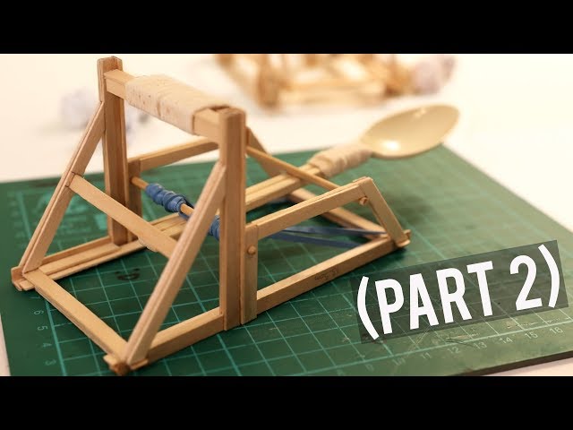 How to Make an Awesome MINI CATIPULT (Part 2) - YouTube