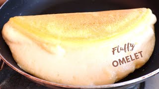 Super Fluffy omelet !! Soft and fluffy soufflé omelette made with two eggs screenshot 4