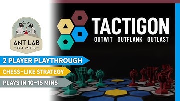 Tactigon Board Game Playthrough and Preview