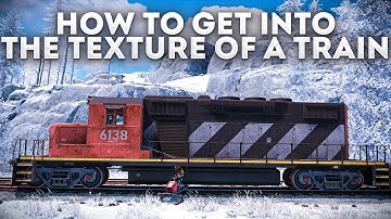 RUST how to get into the texture of a train bug/glitch