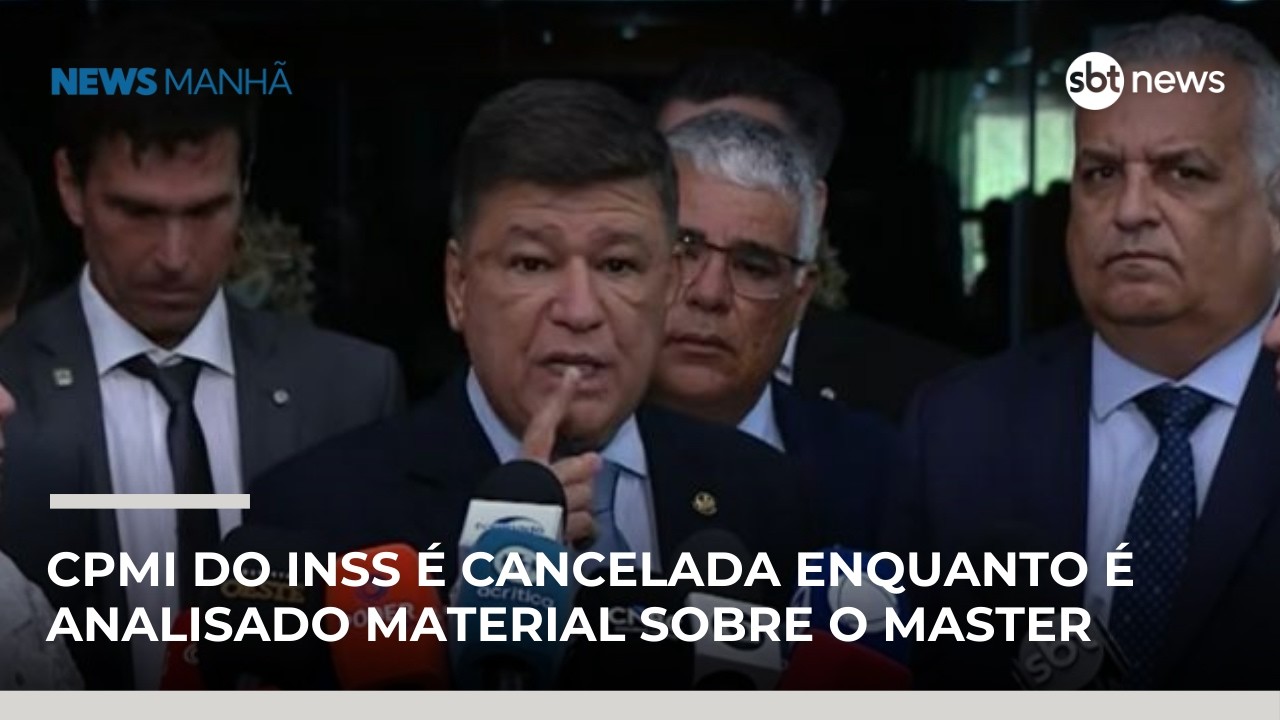 CPMI do INSS adia reunião enquanto parlamentares analisam material da PF | #NewsManhã