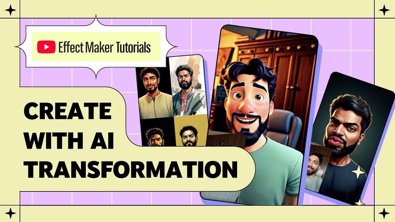 How to Create an AI Transformation Effect with Effect Maker with @varunraikar