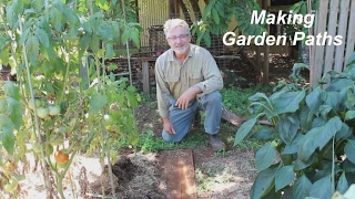 Making Vegetable Garden Paths