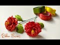 DIY | How to Make Satin Ribbon Flowers Hibiscus Easy | Tutorial Membuat Bunga Hibiscus Pita Satin