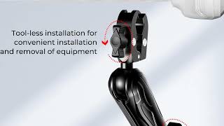 🎣🚤 Heavy-Duty Trolling Motor Stabilizer Mount | Secure Your Motor on Rails!