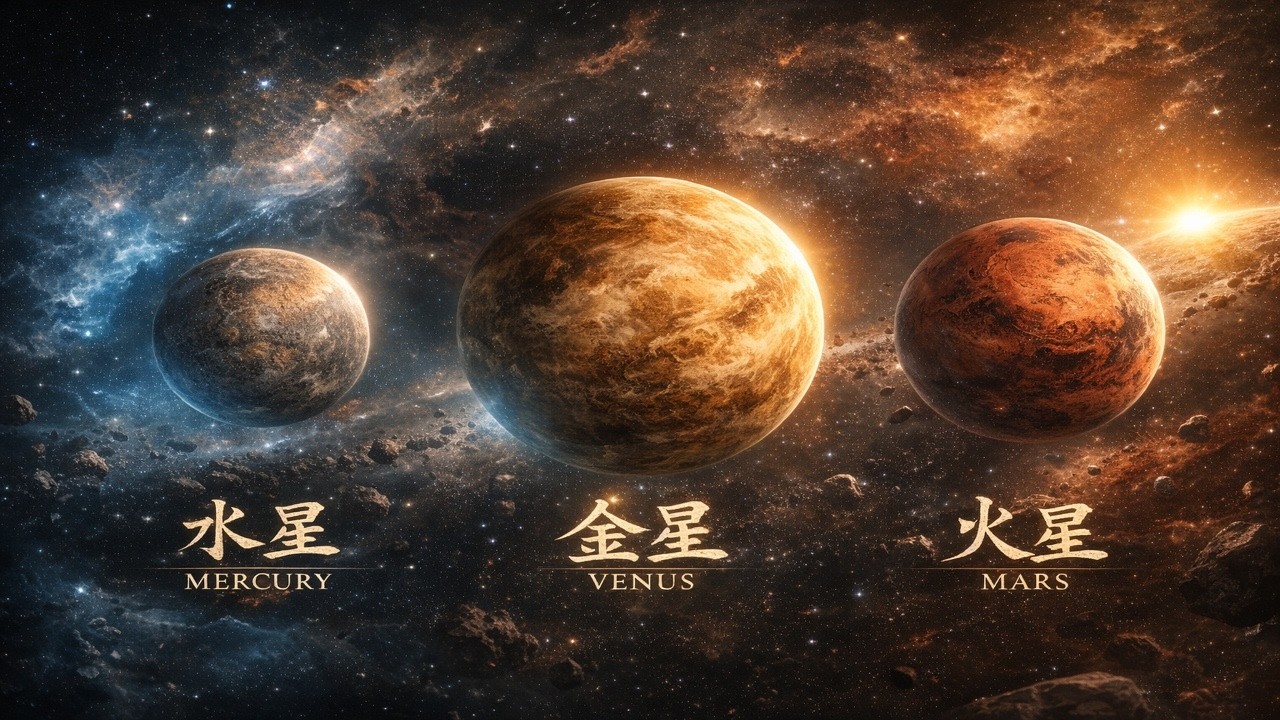 「助眠影片」太陽系鄰居：水星、金星、火星介紹Our Solar Neighbors: Mercury, Venus & Mars 🌍#宇宙#天文#太空#探索#神秘的#助眠