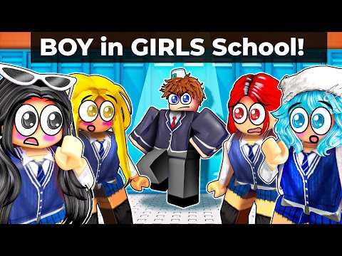 BOY in an ALL GIRLS Roblox School! (Brookhaven RP)