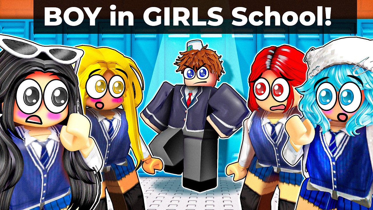 BOY in an ALL GIRLS Roblox School!