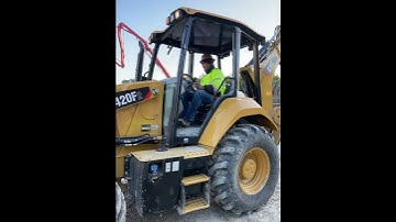 Backhoe training