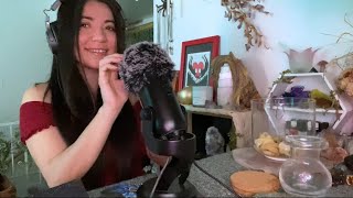 ASMR - fluffy mic sounds only