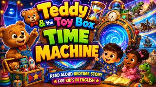 🧸⏳ Teddy &amp; the Toy Box Time Machine | Read Aloud Bedtime Story for Kid's in English